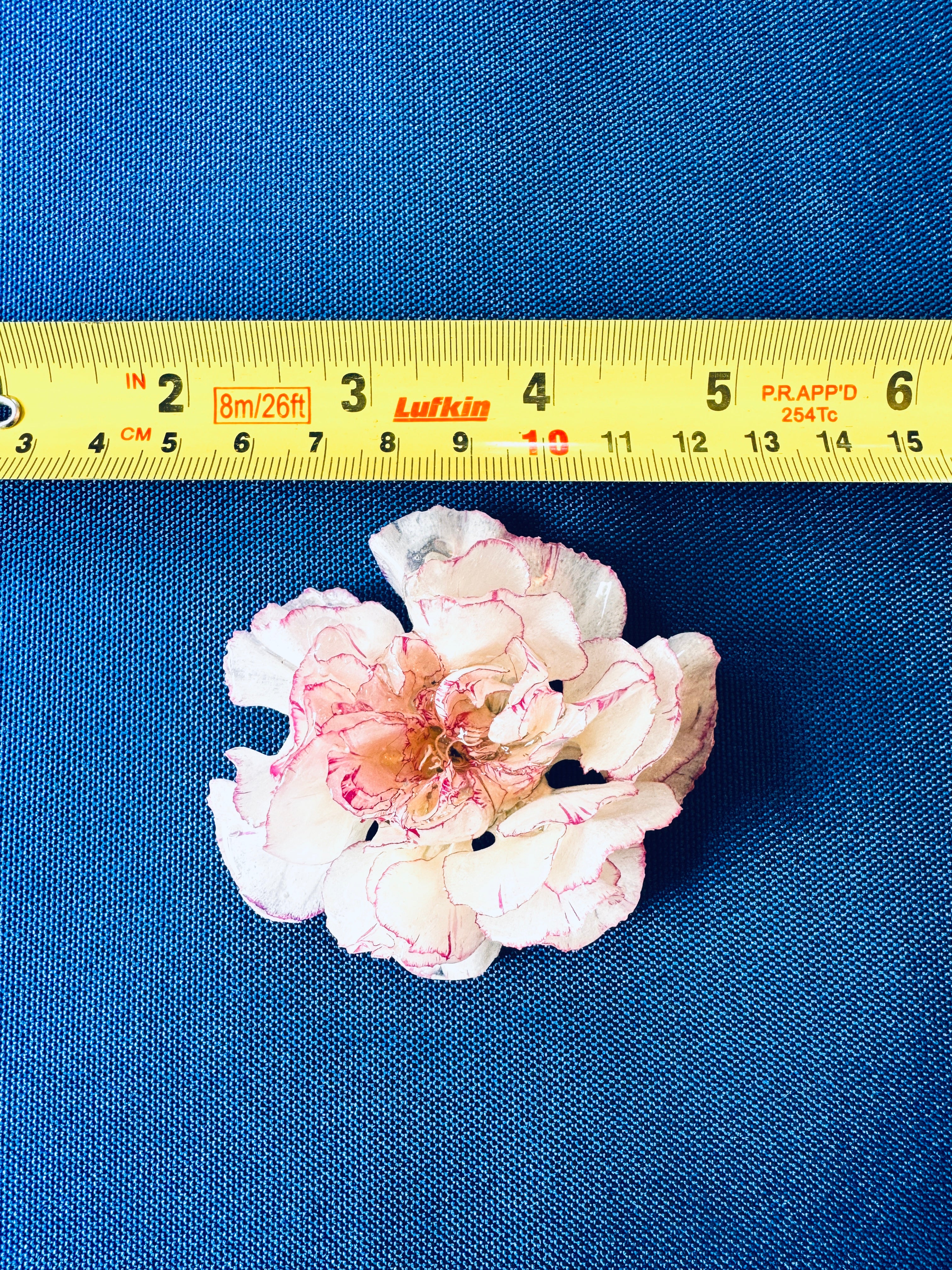 Real Carnation Hair Clip / Brooch