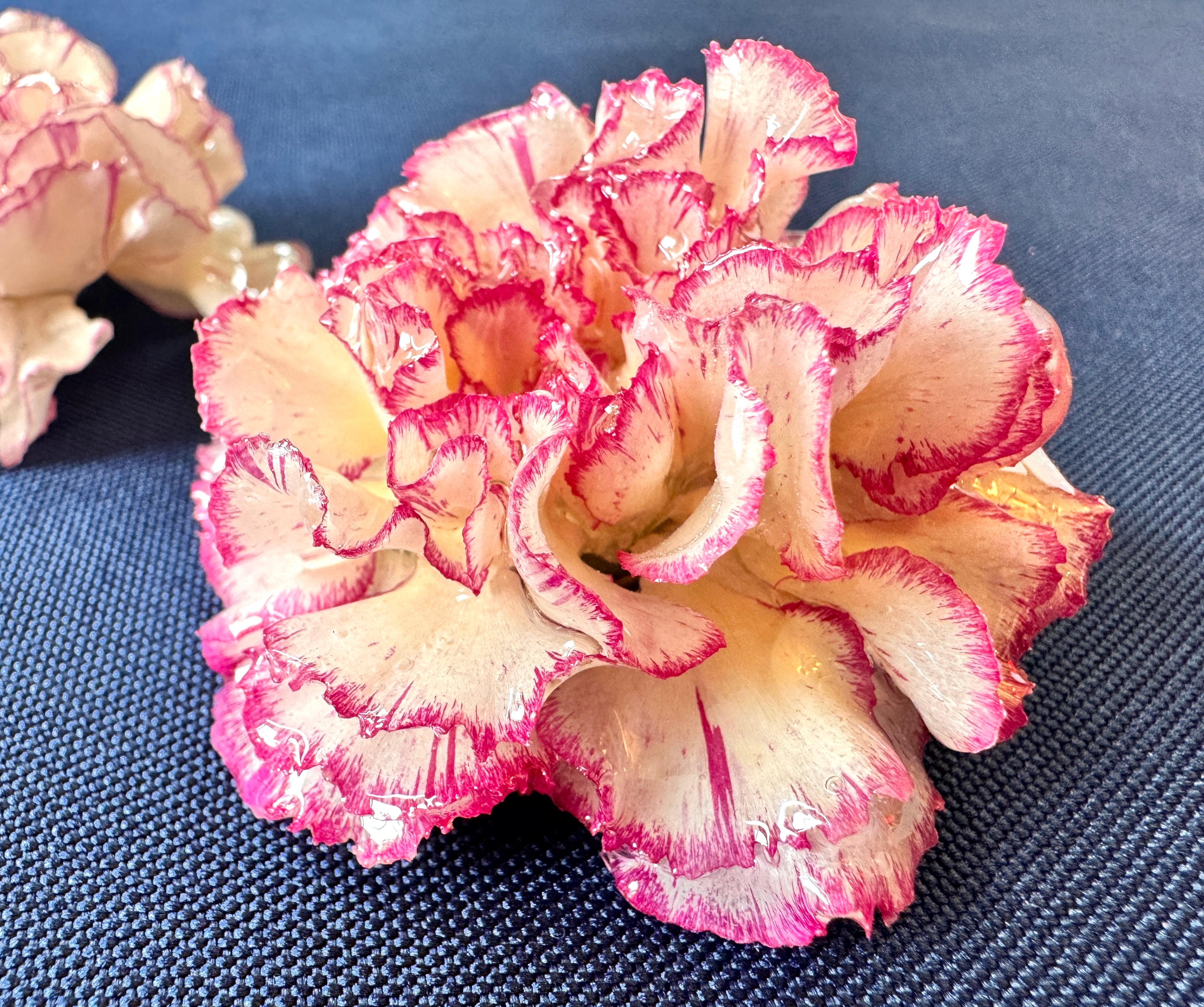 Real Carnation Hair Clip / Brooch