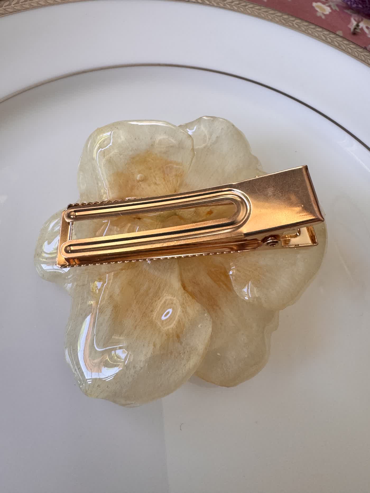 Yellow Daffodil Hair Clip / Brooch